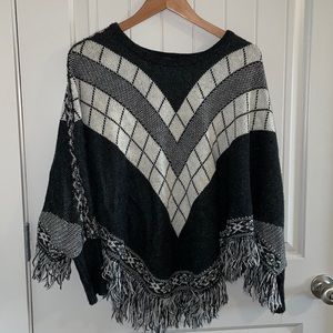 Sweater poncho